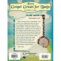 Eddie Collins: Forty Gospel Greats For Banjo