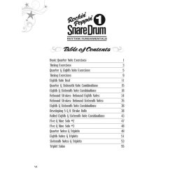 ROBLEY BART ROCKIN POPPIN SNARE DRUM VOL 1 RHYTHM FUNDAMENTALS BK/CD