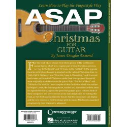 ASAP CHRISTMAS FOR GUITAR LEARN FINGERSTYLE WAY GTR BK/CD