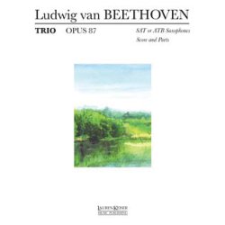 VAN BEETHOVEN LUDWIG TRIO OP87 (TEAL LARRY) SAXOPHONE TRIO SAT(ATB) BK
