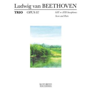 VAN BEETHOVEN LUDWIG TRIO OP87 (TEAL LARRY) SAXOPHONE TRIO SAT(ATB) BK