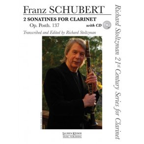 SCHUBERT FRANZ 2 SONATINES FOR CLARINET OP137 (STOLTZMAN) CLT/PF BK/CD
