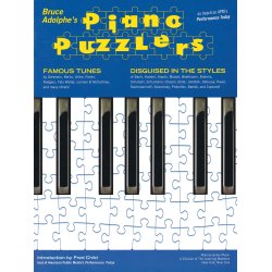 PIANO PUZZLERS (ED ADOLPHE BRUCE) PIANO BOOK