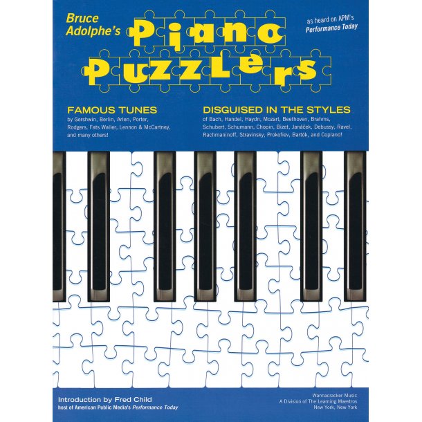 PIANO PUZZLERS (ED ADOLPHE BRUCE) PIANO BOOK