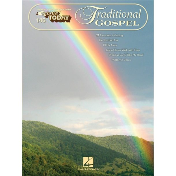 E-Z PLAY TODAY VOLUME 145 TRADITIONAL GOSPEL ORG(PF)(KBD) BOOK