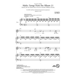 Atkins Adele Songs From The Album 21 (Arr Huff Mac) Showtrax Cd