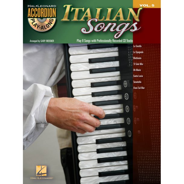 Apa Vol 5 Italian Songs Acdn Bk/Cd