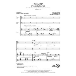 Baloche/Brown Hosanna Praise Is Rising (Arr Courtney) Satb Choral