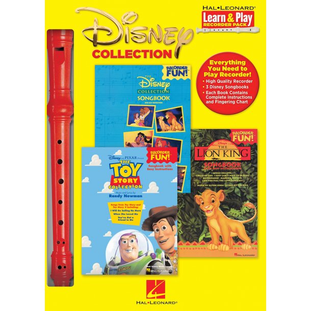 Learn & Play Recorder Pack: Disney Collection
