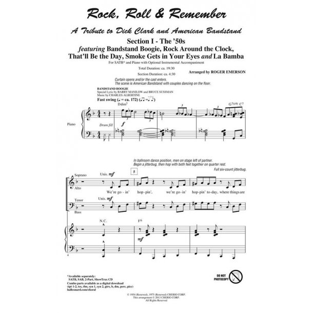 Rock, Roll & Remember : A Tribute to Dick Clark and American Bandstand (Medley)
