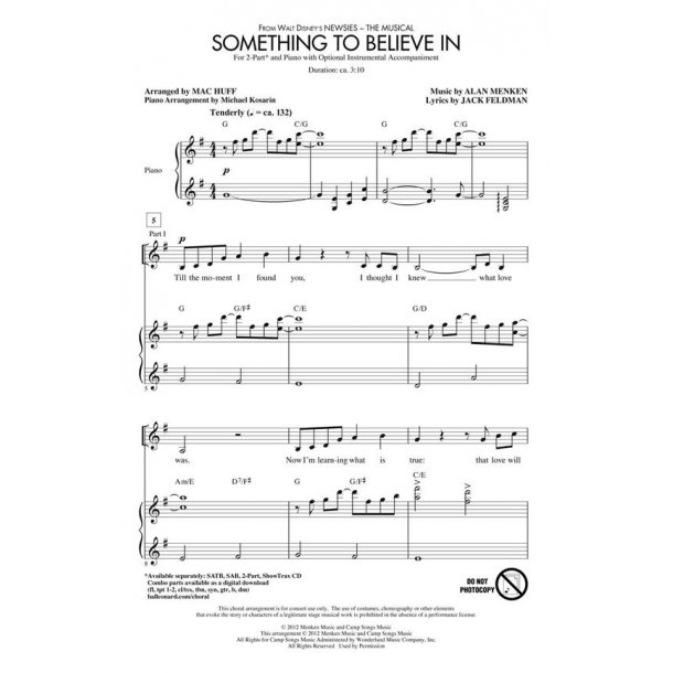 Something To Believe In : from Newsies