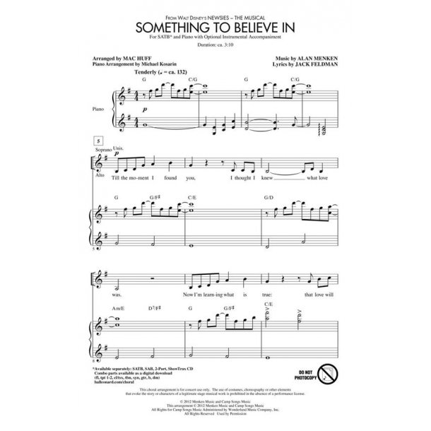 Something To Believe In : from Newsies