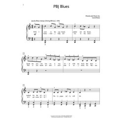 Hl Stud Pf Lib Showcase Solos Klose Pbj Blues Level 3 Piano Book
