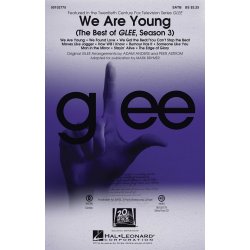 We Are Young Best Glee Season 3 (Brymer/Anders/Astrom) Satb Choral
