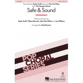 Swift Taylor Safe & Sound From The Hunger Games (Brymer Mark) Ssa Chor