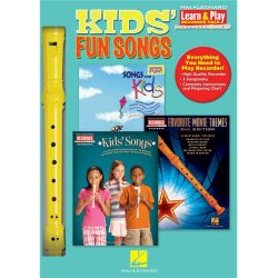 KIDS FUN SONGS LEARN & PLAY RECORDER PACK RECORDER/3BOOKS REC