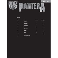 Guitar Play-Along Volume 163: Pantera