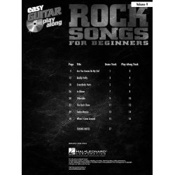 Easy Guitar Play-Along Volume 9: Rock Songs For Beginners