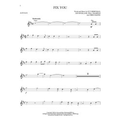 Alto Saxophone Play-Along: Coldplay