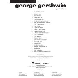 Jazz Piano Solos Series Volume 26: George Gershwin