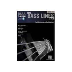Bass Play-Along Volume 46: Best Bass Lines Ever (Book/Online Audio)