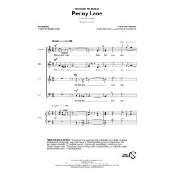 Beatles Penny Lane (Rutherford) Satb