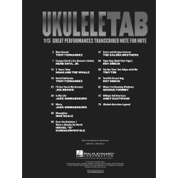 Ukulele Tab: 15 Great Performances Transcribed Note For Note
