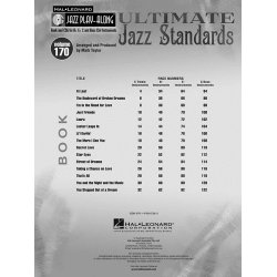 Jazz Play-Along Volume 170: Ultimate Jazz Standards (Book/2 CDs)