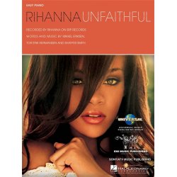 RIHANNA UNFAITHFUL EASY PIANO SHEET MUSIC