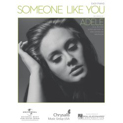 ADELE SOMEONE LIKE YOU EASY PIANO PF SHEET