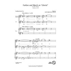 Fanfare and March on Gloria!