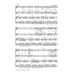 U2 BOY FALLS FROM THE SKY FROM SPIDER-MAN (ARR HUFF MAC) SATB CHORAL