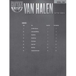 Guitar Play-Along Volume 50: Van Halen 1978-1984 (Book/CD)