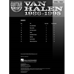 Van Halen 1986-1995 : Guitar Play-Along Volume 164