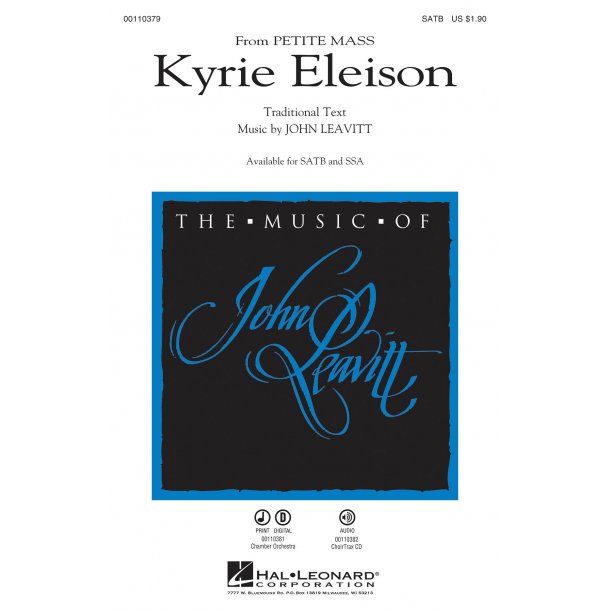 Kyrie Eleison : from Petite Mass