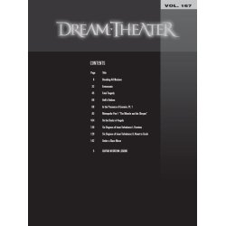 Guitar Play-Along Vol.167: Dream Theater (Book/Online Audio)