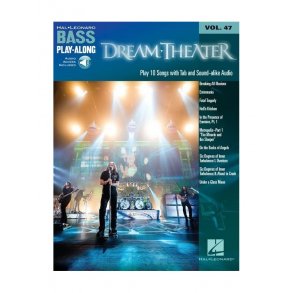 Bass Play-Along Volume 47: Dream Theater (Book/Online Audio)