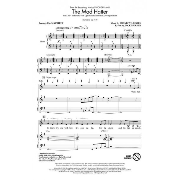 The Mad Hatter : from Wonderland