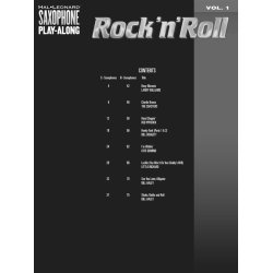 Saxophone Play-Along Volume 1: Rock 'N' Roll (Book/CD)