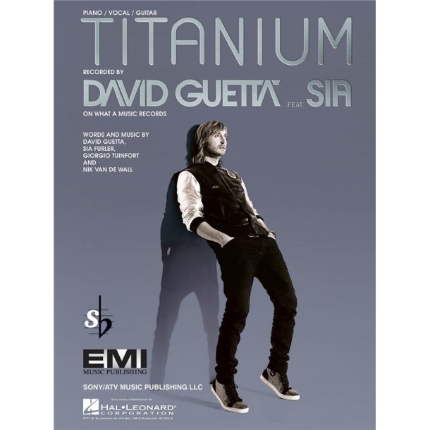 Guetta David/Sia Titanium Piano Vocal Guitar Sheet