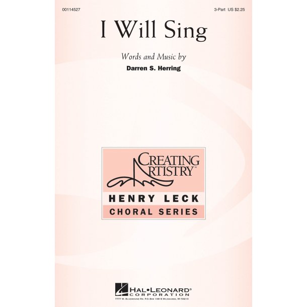 I Will Sing