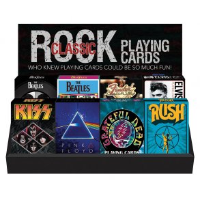 Classic Rock Prepack Display 8x3 playing cards : Aquarius