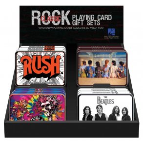 Classic Rock Display 4x3 Playing Cards gift sets