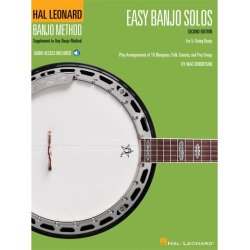 Easy Banjo Solos For 5-String Banjo  Second Edition (Book/Online Audio)