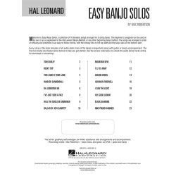 Easy Banjo Solos For 5-String Banjo  Second Edition (Book/Online Audio)