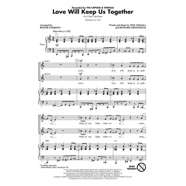 Love Will Keep Us Together : Discovery Level 2