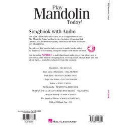 Play Mandolin Today! Songbook (Book/Online Audio)
