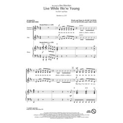 One Direction Live While We're Young (Arr Brymer Mark) Ssa Choral