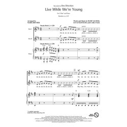 One Direction Live While We're Young (Arr Brymer Mark) 2pt Mixed Chor