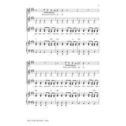 Don't Stop Music (Billingsley) Satb